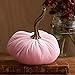 Large Velvet Pumpkin Pink, Handmade Home Decor, Wedding Centerpiece Decor, Baby Shower Favors, Fall Halloween Thanksgiving Table Decor