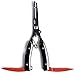 Fish Elite Blood Red Fishing Plier Multitool Stainless Steel Hook Remover Saltwater & Corrosion Resistant Gear and Equipment Professional Fisherman Multi-Tool with Protective Case
