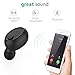STOON Bluetooth Headphones, GS-Mini Ultralight V4.1 Wireless Earbud with HD Mic for iPhone 7/7 Plus 6s/6s Plus-Black