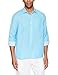 28 Palms Men's Standard-Fit Long-Sleeve 100% Linen Shirt