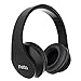 Bluetooth Wireless Over-ear Stereo Headphones, Fetta 4 in 1 Upgrade Bluetooth Foldable Headsets with Micro Support SD/TF Card (Upgrade Black)
