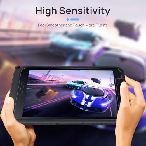 Gerutek [Pack of 2 Tempered Glass for Samsung Galaxy Tab Active 5 2024/Active 3.8 Inch, (SM-X300/X306B/T570/T575), 9H, Anti-Scratch, Bubble-Free, High Definition, Screen Protector for Tab Active 5