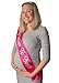 All 3 Sashes White, Pink, Blue (Pink)