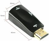Generic HDMI to VGA Adapter 1080p Gold Audio Jack Cable for Monitor Laptop view 5