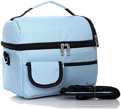 T&amp;B Insulated Lunch Bag,Muliple use Insulated bag,Keep Warm or keep Cool (Blue)