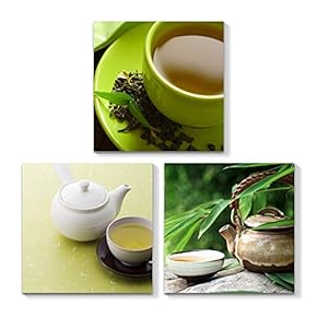 3 Piece Canvas Wall Art for Living Room Bedroom Home Artwork Foods Paintings Ready to Hang - 12"x12"x3 Panels