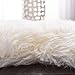 SAFAVIEH Sheep Skin Collection 2' x 6' White SHS121A Handmade Rustic Glam Genuine Pelt 3.4-inch Extra Thick Runner Rug