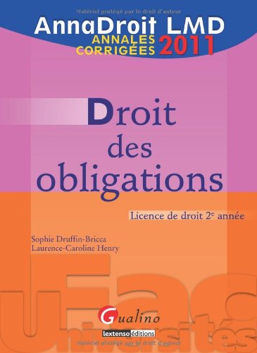 Droit des obligations