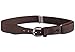 Buyless Fashion Kids and Toddler Adjustable Elastic Stretch Belt with Leather Closure - KBLT100-Brown