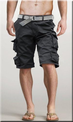 con Cintura Fun Coolo Pantaloncini Corti Bermuda Cargo Short con tasconi  Laterali Pantaloncini Abbigliamento berjaya.edu.my