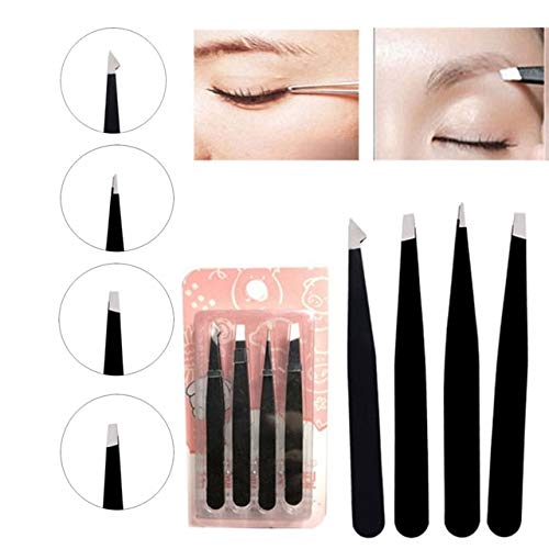 Cys Stainless Steel Eyebrow Tweezers For Facial Ingrown Hair