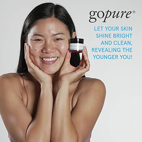 goPure Microdermabrasion Face Exfoliator Face Scrub Restores Youthful