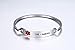 Mealguet Jewelry Type 1 Diabetes-Fashion Stainless Steel Medical Alert ID Oval Fit Bangle Bracelets for Women/Black Deep Engraving
