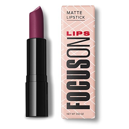 FocusOn Matte Lipstick, Beaujolais, 0.12 Ounce