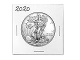 2020 - American Silver Eagle .999 Fine Silver with Our Certificate of Authenticity Dollar Uncirculated Us Mint
