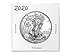 2020 - American Silver Eagle .999 Fine Silver with Our Certificate of Authenticity Dollar Uncirculated Us Mint