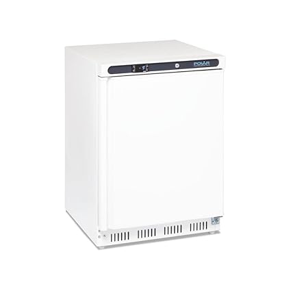 Polar unter der Theke kommerzielle Gefrierschrank weiß 140L LED Display