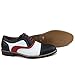 Ferro Aldo MFA-19355 Black Red White Mens Perforated Lace Up Dress Classic Oxford Shoes