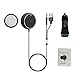 Bluetooth Car Kit, Bluetooth 4.0 Handsfree Car Kit Wireless Talking & Music Receiver Support NFC Noise Cancelling for Car with Built-in Microphone, 3.5mm Aux Jack, Dual USB Car Charger, Magnetic Base