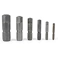 RIDGID 35685 Model 883 6-Piece Pipe Extractor Set, 1/8" to 1" Tough Steel Extractors for Broken Pipes