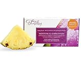 Femallay Pinapple Vitamin E Vaginal Suppositories for Personal Moisturizing & Wellness with Organic Coconut Oil + Vitamin E + Other Botanical Ingredients, Box of 14 + Vaginal Applicator