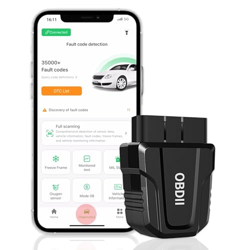 Photo 1 of SinoTrack OBD2 Scanner Bluetooth Enhanced Wireless Car Code Readers for Android & iOS Auto Diagnostic Scan Tool Car with Performance Voltage Test Check Engine Light Exclusive APP Bluetooth 5.4