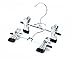 Nature Smile 6'' Double Adjustable Clips Boots Hangers - 6 Pack - Ultra Thin Space Saving Boots Socks Bags Hanging Clips, Boot Holder, Boot Storage,Portable Travel Clips Hangers, Pet hangers