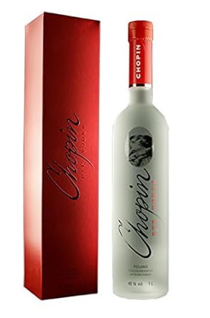 Chopin Rye Grande Vodka im Geschenkkarton | Polnischer Qualitätswodka | 1 Liter, 40%