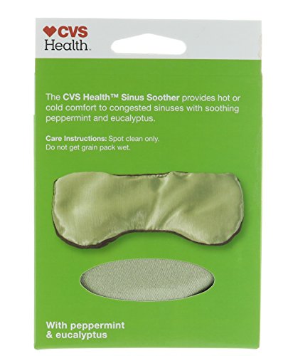 Pack 2 CVSHealth Sinus Soother Hot & Cold Therapy, Two-Tone Sage/Chocolate Brown, Soothers Sinus Congestion - Thumbnail 2
