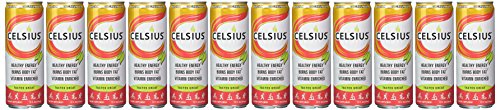 CELSIUS, PEACH MANGO GREEN TEA, 12 FL OZ