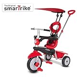 smarTrike Zoom Tricycle 4 en 1 pour bébé, rouge