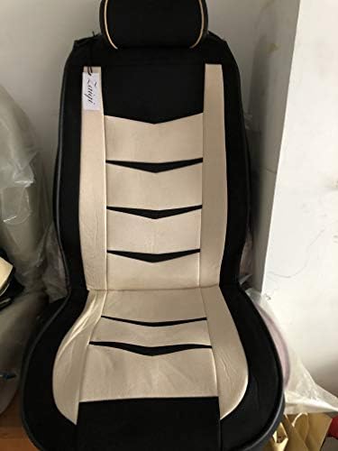 Zaiqi Car Seat Covers Full Set, PU Leather Car Seat Covers for 5 Seats Vehicle Suitable for Year Round Use