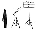 Crafty Gizmos Black Adjustable Folding Music Stand with Carrying Bag