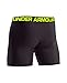 Under Armour Men's Original Series 6” Boxerjock, Carbon Heather (091)/High-Vis Yellow, Large