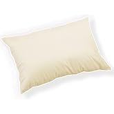 All About Down Travel Pillow with 800 Fill Power European Ethically Raised Goose Down, Hypoallergenic, 100% Cotton Finished in Austria, US Made and Family Owned Since 1974