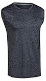 5 Pack: Men’s Dry-Fit Active Athletic Tech Tank Top – Workout & Training Activewear