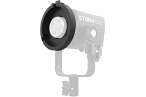 Aputure Storm 80c Bowens Mount Adapter, Metal Accessory Adapter for Compatibility with Bowens Mount Accessories