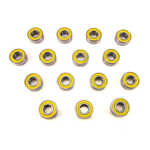 Traxxas 2WD Slash, Stampede Wheel, Hub, Trans Bearings YE, 5x11x4mm (15)