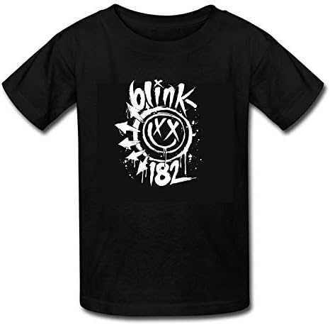 Zenobian Unisex Toddler Kids Boys/Girls Blink 182 Big Smile White T-Shirt