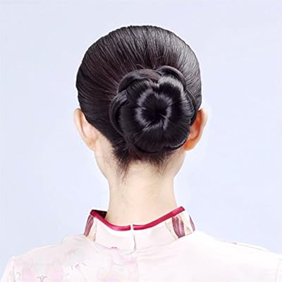 Amazon Com Remeehi Synthetic Hair Chignon Braided Bun Hair