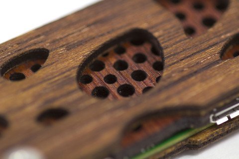 Nucleus for Raspberry Pi Zero & Zero Wireless - Wood by C4Labs