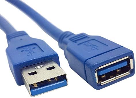 SBJN USB 3.0 Extension Cable - (5 M) USB 3.0 A-Male to A-Female Extender Cables with Metal Gold-Plated Connector (White)