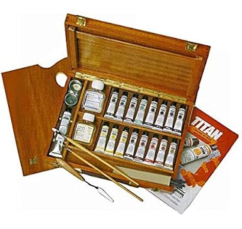 Caja maletín ÓLEOS TITAN Extra Finos 17 und.: Amazon.es: Hogar