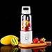 Portable Blender, TOPQSC Smoothie Blender USB Juicer Cup, 17oz Fruit Mixing Machine with 4000mAh Rechargeable Batteries, Detachable Cup, Gifts For Women, Perfect Blender for Personal Use (FDA, BPA Free)White