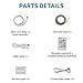 BASON LIGHTING LED TV Backlight,Bason Strip Lights with Remote for 75-82in TV, 4096 DIY Color Changing Lights, SMD 5050 LEDs TV Bias Lighting with Power Supply, Upgraded, Ultra-Long, for TV.