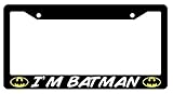 I Am Batman High Quality Black Plastic License Plate Frame #1 55