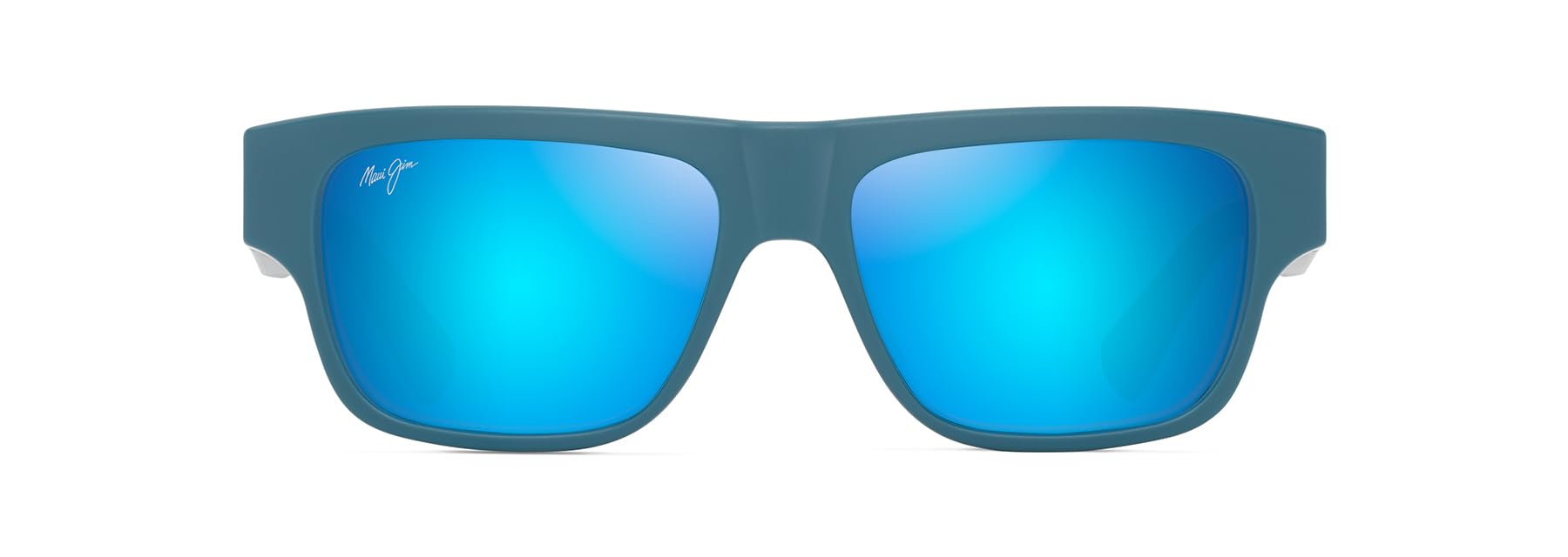Maui Jim Unisex KOKUA Sunglasses, Matte Petrol Blue/Blue Hawaii Polarized, Unica, Matte Petrol Blue/Blue Hawaii Polarized, One Size