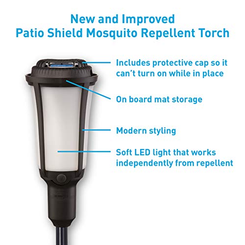 Thermacell Mosquito Repellent Patio Shield Torch; New and Improved; 15