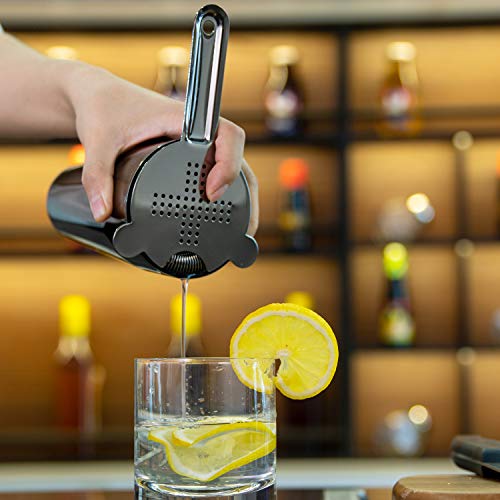 FayTun Bartender Kit with Stand | Bar Set Cocktail Shaker Set for Drink Mixing - Bar Tools: Martini Shaker, Jigger… – Bild 4