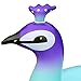 Peacock Swim Ring Pool Float - Wishtime Elegant Peacock Swimming Ring for Adult Summer Outdoor Inner Tube Swimming Toy